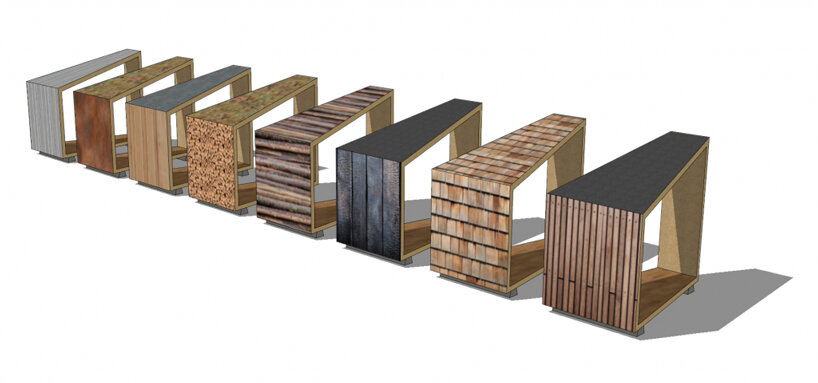 tiny module is a low-impact timber housing system with endless configurations