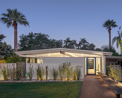 wendell burnette architects remodels 1952 'haver home' in phoenix, arizona