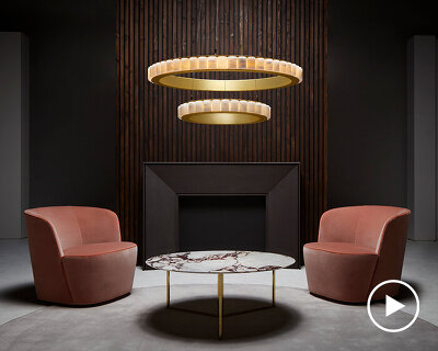 CTO LIGHTING's avalon chandelier blends british craft, technology and materials