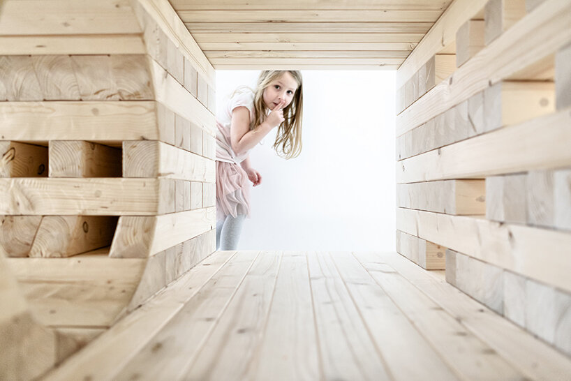 PORT partners with a playful design team to create its 'kryjówka' children's space