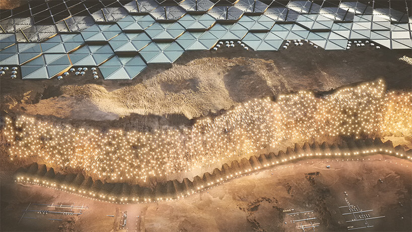 the first self-sufficient and sustainable city on mars could house one million humans