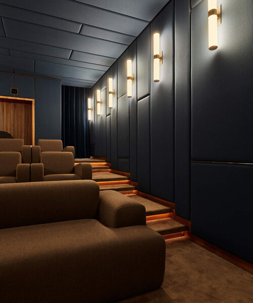 ahochdrei turns a coal cellar into a home cinema in a mies van der rohe designed villa