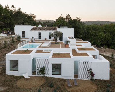 atelier rua builds a terraced landscape along the roof of its casa um