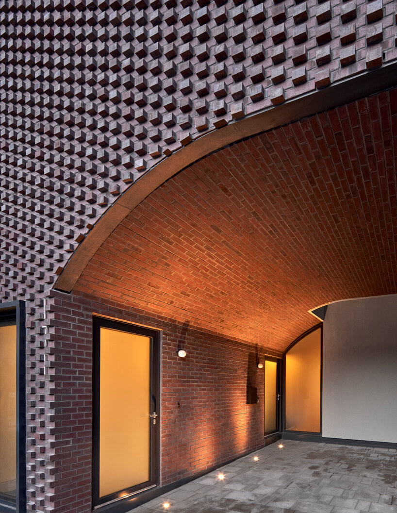 vaulted geometry extends throughout high park residence by BCA in toronto
