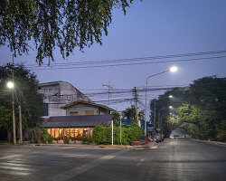 bodinchapa architects integrates memories of an old space into a coffee shop in thailand