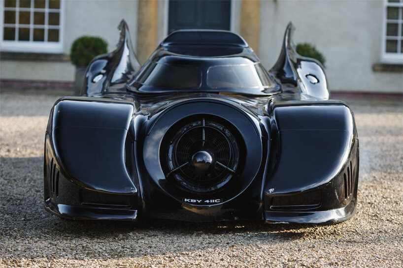 1965 ford mustang transformed to recreate tim burton's iconic batmobile