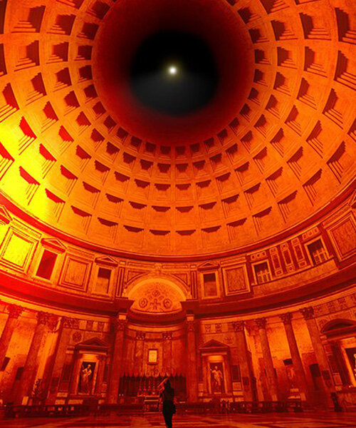 cosimo scotucci envisions the pantheon as the world's largest camera obscura
