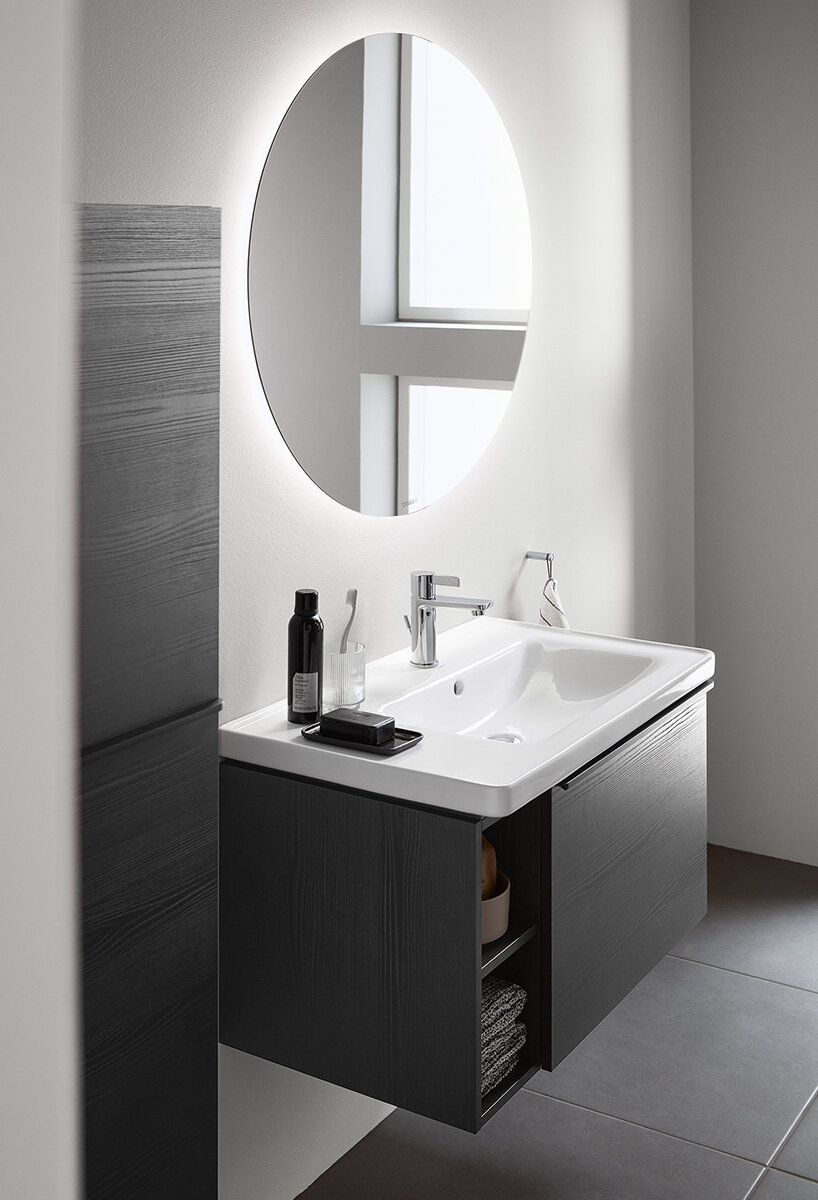 Bertrand Lejoly Designs Ultra Thin Expressive Duravit D Neo Bathroom Series