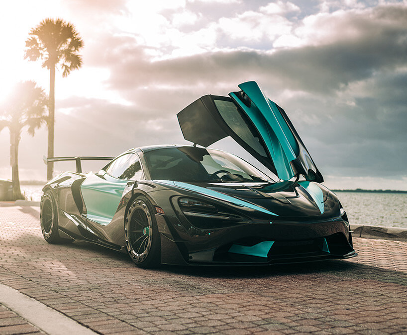 Exposed Carbon Fiber Mclaren 720s Embraces 3d Printing