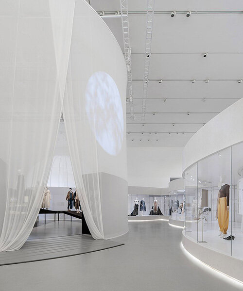 transparent elements adorn 'fashioned from nature' exhibition design by studio 10 in china