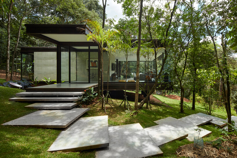 ângela roldão designs the 'glass house' for minimalist living in brazil designboom