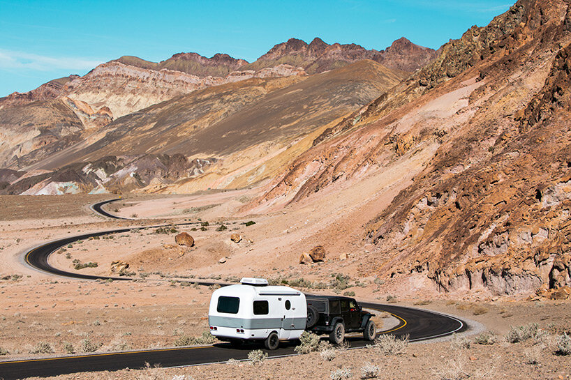 happier camper's 'traveler' trailer captures the magic of modular to get you off the grid