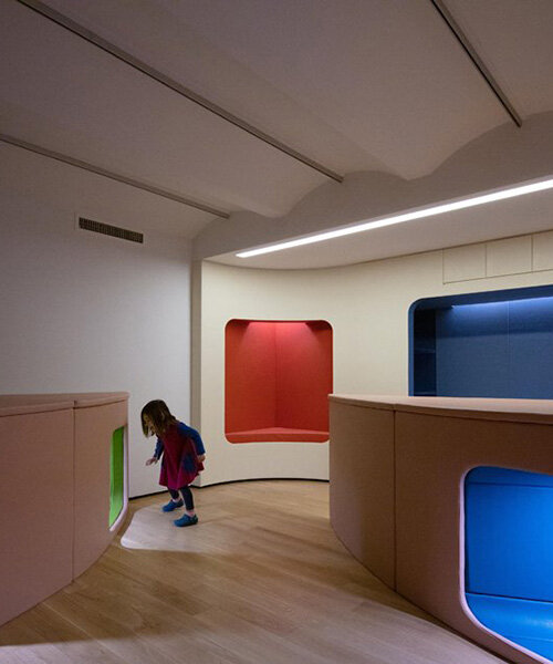 inaba williams adds playful pops of color in shigeru ban's cast iron house in new york