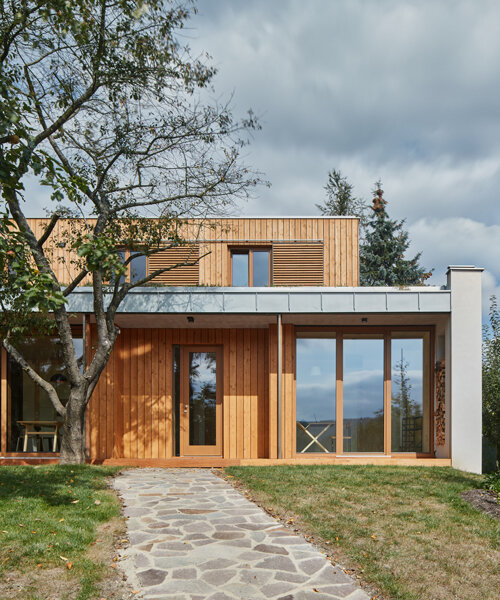 kaa-studio completes its 'new house in the old garden' in the czech republic