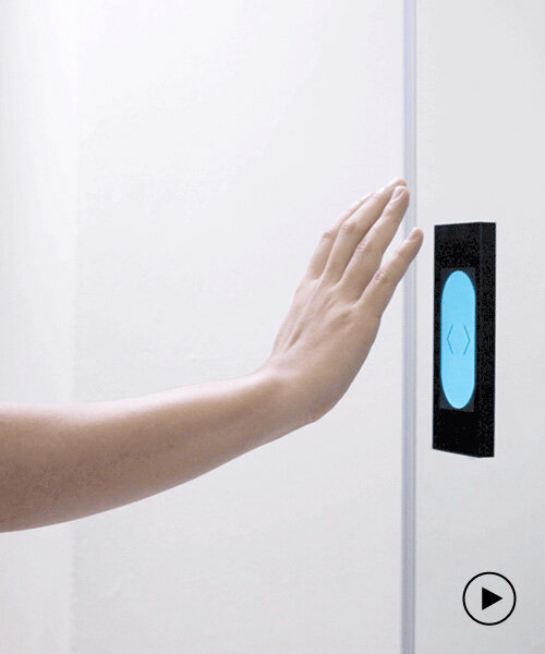 'kinetic touchless 2.0' by stuck design reclaims contactless control over automatic doors