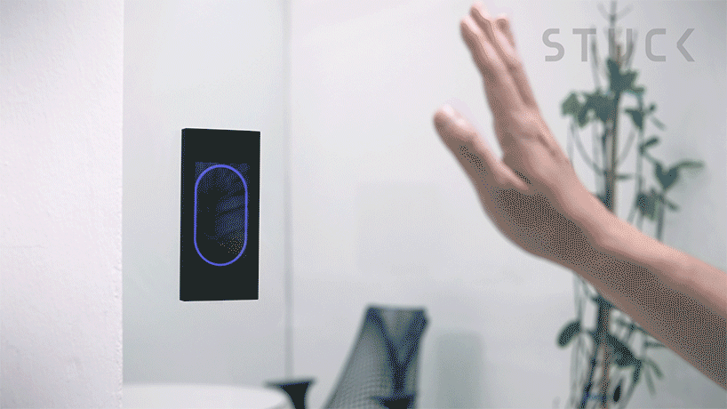 stuck design 'kinetic touchless 2.0' reclaims contactless control over automatic doors