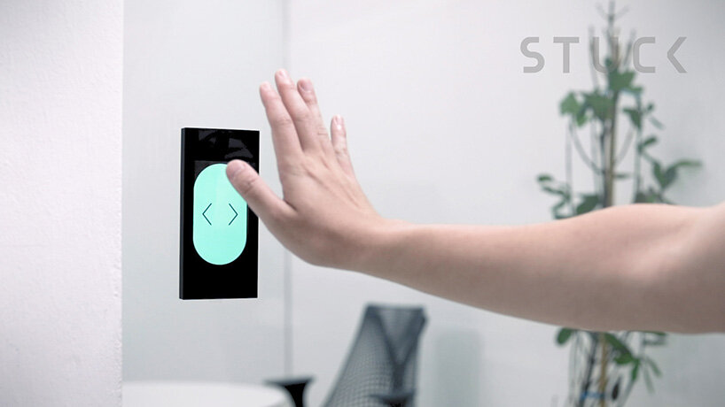 stuck design 'kinetic touchless 2.0' reclaims contactless control over automatic doors