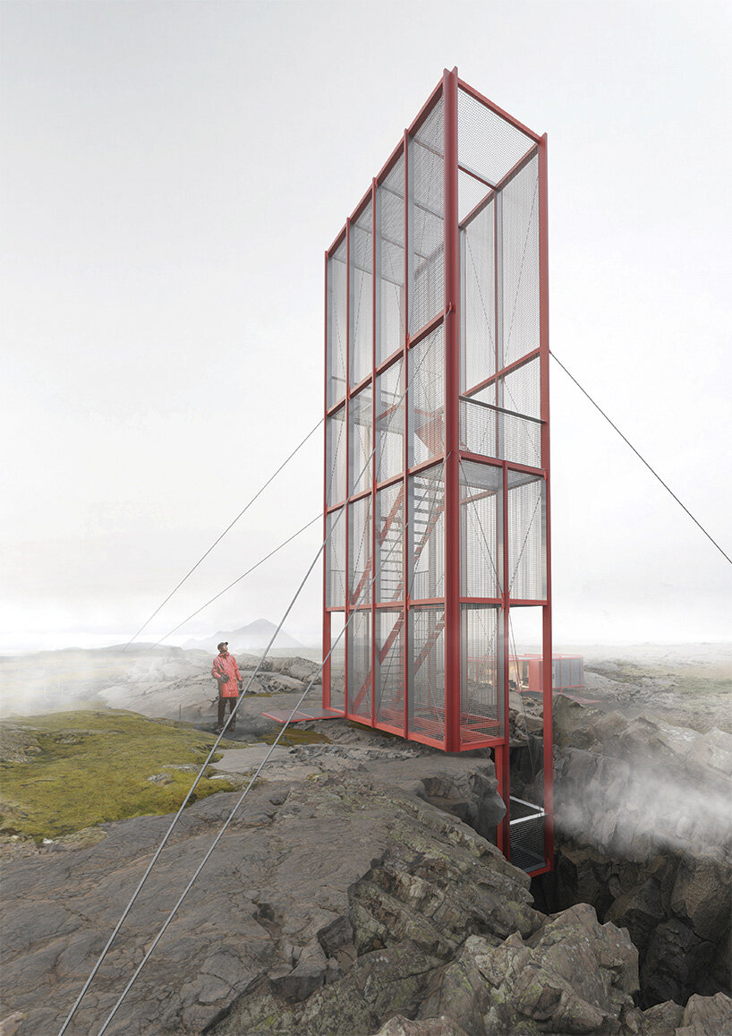 KOGAA unveils 'ICE TOWER', a viewing platform within icelandic landscape