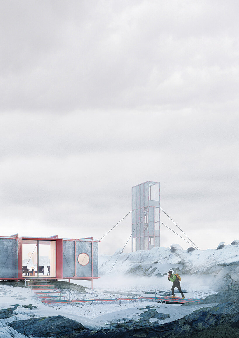 KOGAA unveils 'ICE TOWER', a viewing platform within icelandic landscape