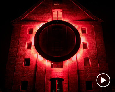 kollision reclaims the name 'CORONA' with an interactive light installation in copenhagen