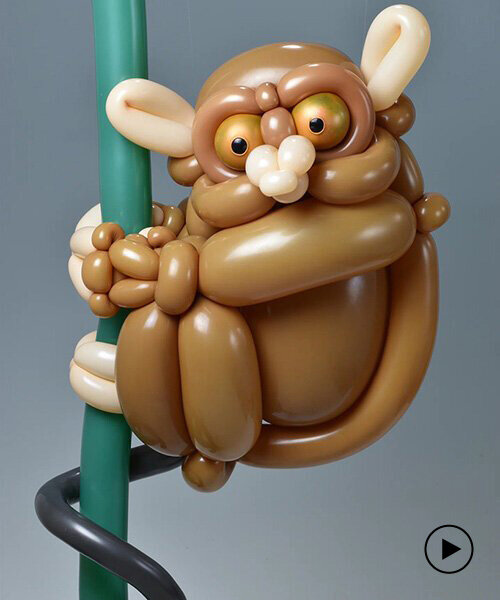 masayoshi matsumoto teaches how to create realistic animal sculptures, using balloons only