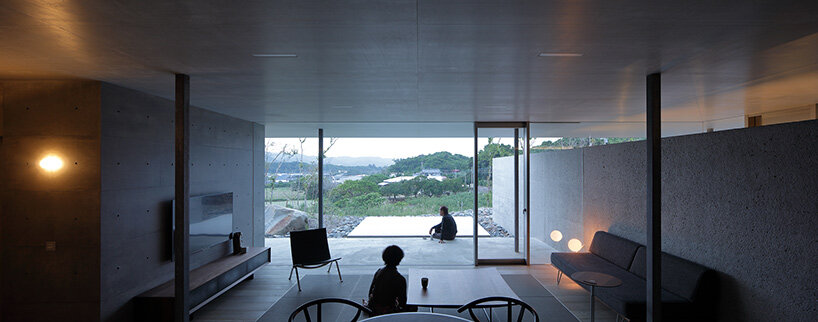 matsuyama architect and associates designs island house in japan to withstand typhoons