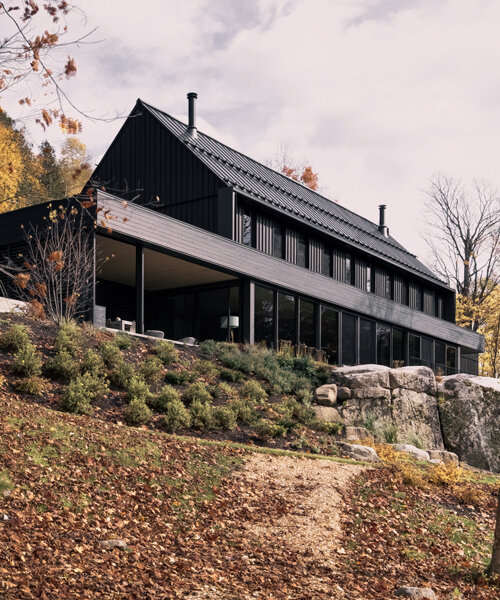 alain carle takes cues from the landscape to design a lakeside house in quebec