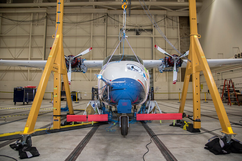 NASA's first all-electric airplane moves one step closer to take-off designboom