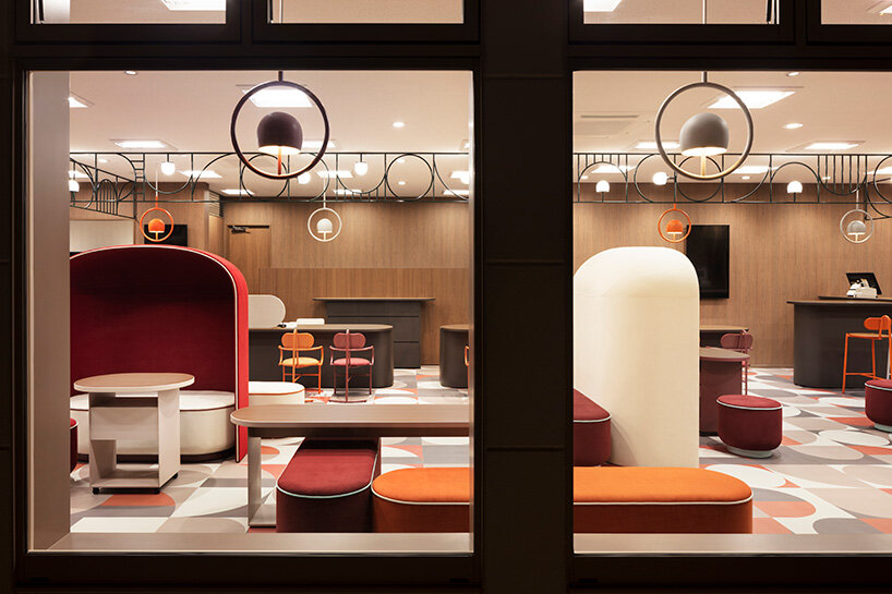 nendo unveils two-façade design for docomo, japan's largest mobile phone operator