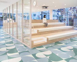 nendo unveils two-façade design for docomo, japan's largest mobile phone operator