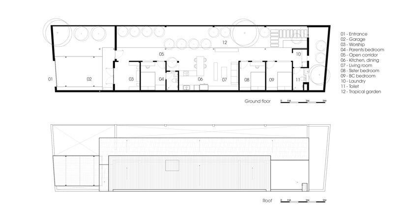 a lush tropical garden lines banh cam's country house in tây ninh, vietnam designboom