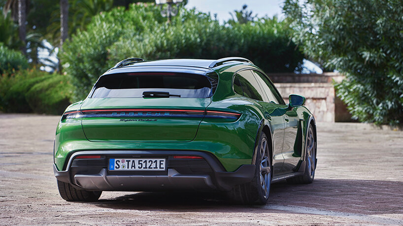 electric driving goes off-road with porsche taycan cross turismo estate