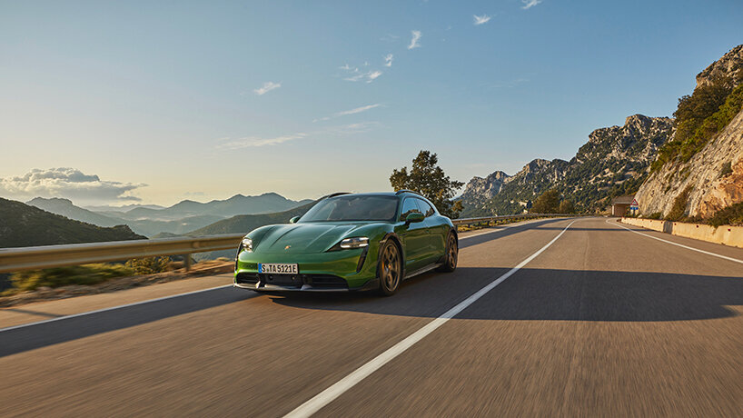 electric driving goes off-road with porsche taycan cross turismo estate