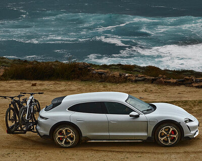 electric driving goes off-road with porsche taycan cross turismo estate