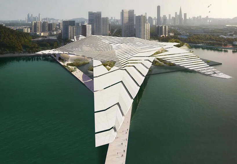 shenzhen opera house proposals include designs from BIG + kengo kuma