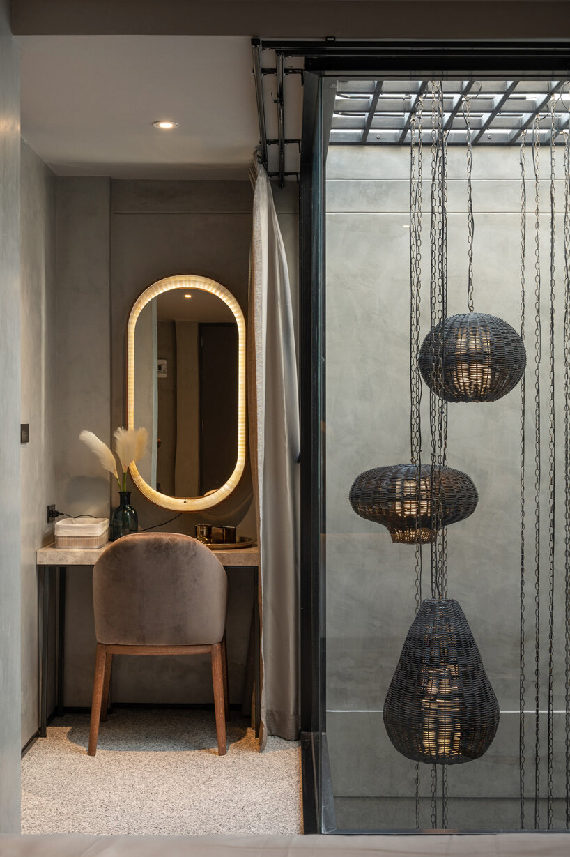 steel grids clad this boutique hotel designed by SIM STUDIO in bangkok designboom