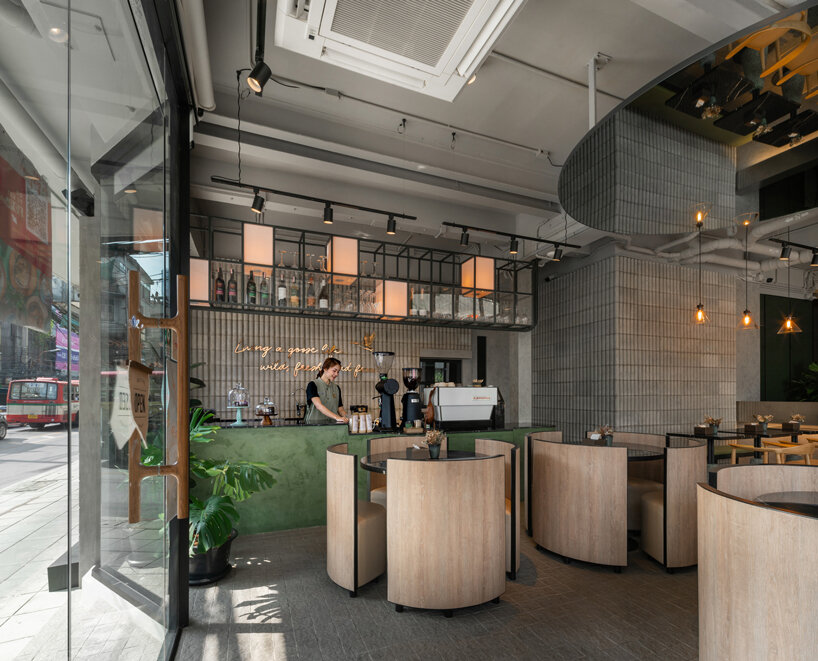 steel grids clad this boutique hotel designed by SIM STUDIO in bangkok designboom