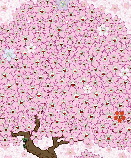takashi murakami launches first-ever NFT — 108 variations of his signature flowers