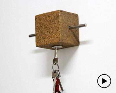 TOURO cork hanger makes any wall fun and practical, and it's available on designboom shop!