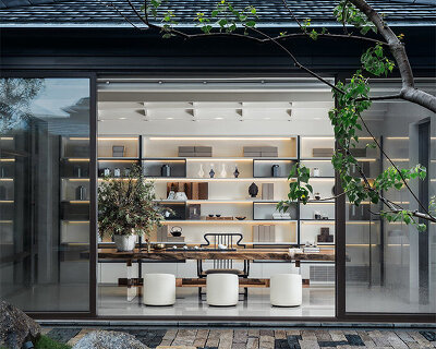 tranquil villa with verdant zen garden by T.K. chu settles in suzhou, china