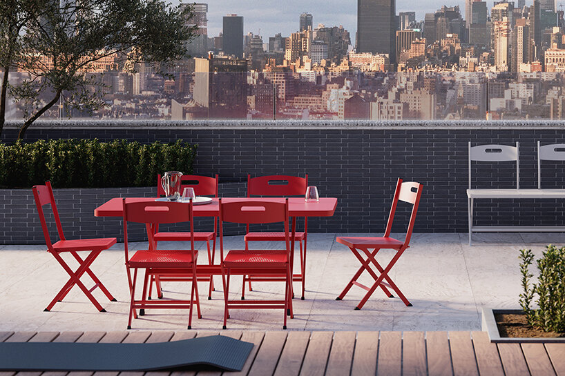 unopiù's expanded outdoor furniture collections create harmony with nature