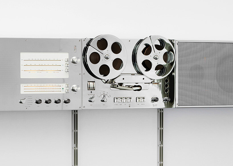 Dieter Rams' Wandanlage hi-fi audio wall unit is reimagined in  collaboration between Virgil Abloh and Braun, News