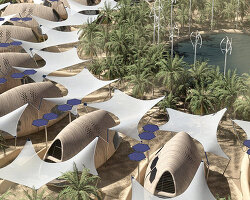W-LAB proposes self-sufficient biocabins for the post-climate change age