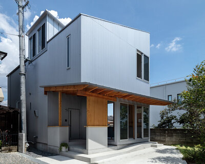 kohei yukawa plans his own house and workspace around a light-filled core in japan