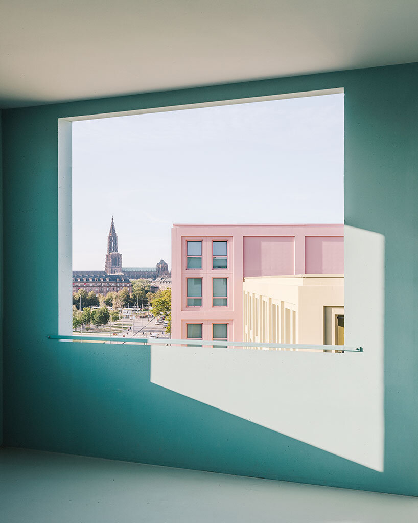 LAN architecture enlivens the urban holy island of Strasbourg with a palette of pastels