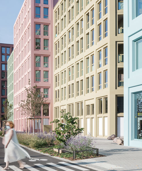 LAN architecture livens strasbourg's saint urbain block with a palette of pastels
