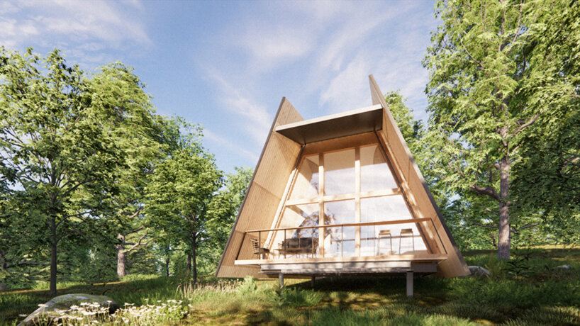 tiny SANU cabins to be scattered across japan as series of second homes