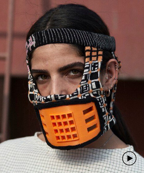 'air we wear' face mask collection by may bar levav combines fashion, safety & sustainability