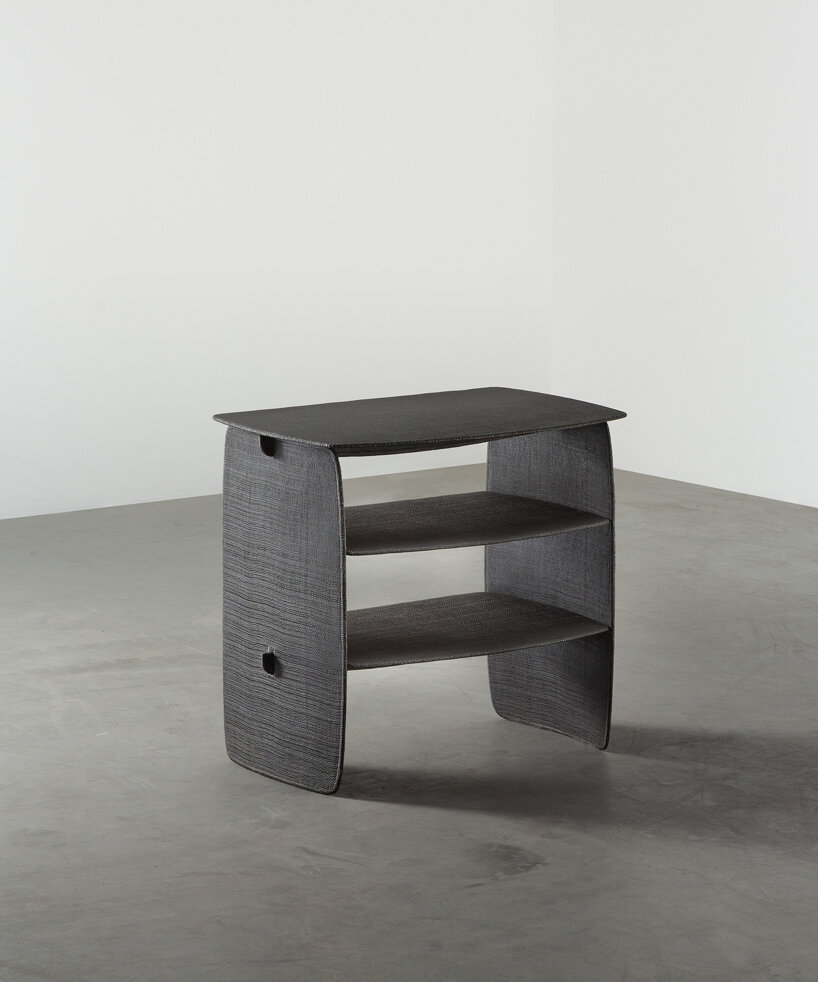 A+A cooren new collection of textured aluminum furniture designboom