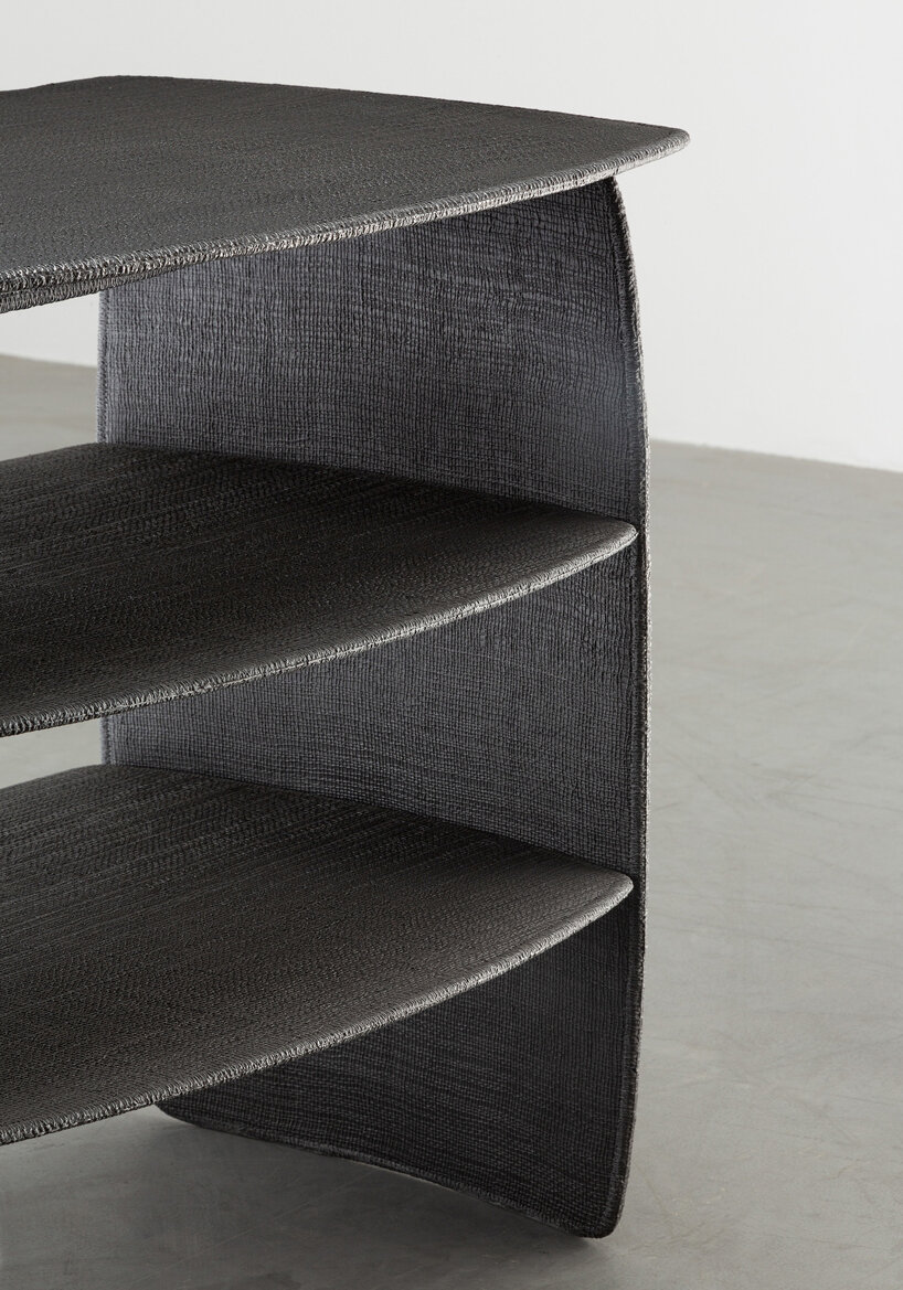 A+A cooren new collection of textured aluminum furniture designboom